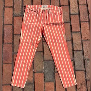 Current/Elliott Striped Jeans NWT